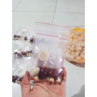 [100 GRAM] TÚI ZIP TRONG VIỀN ĐỎ
