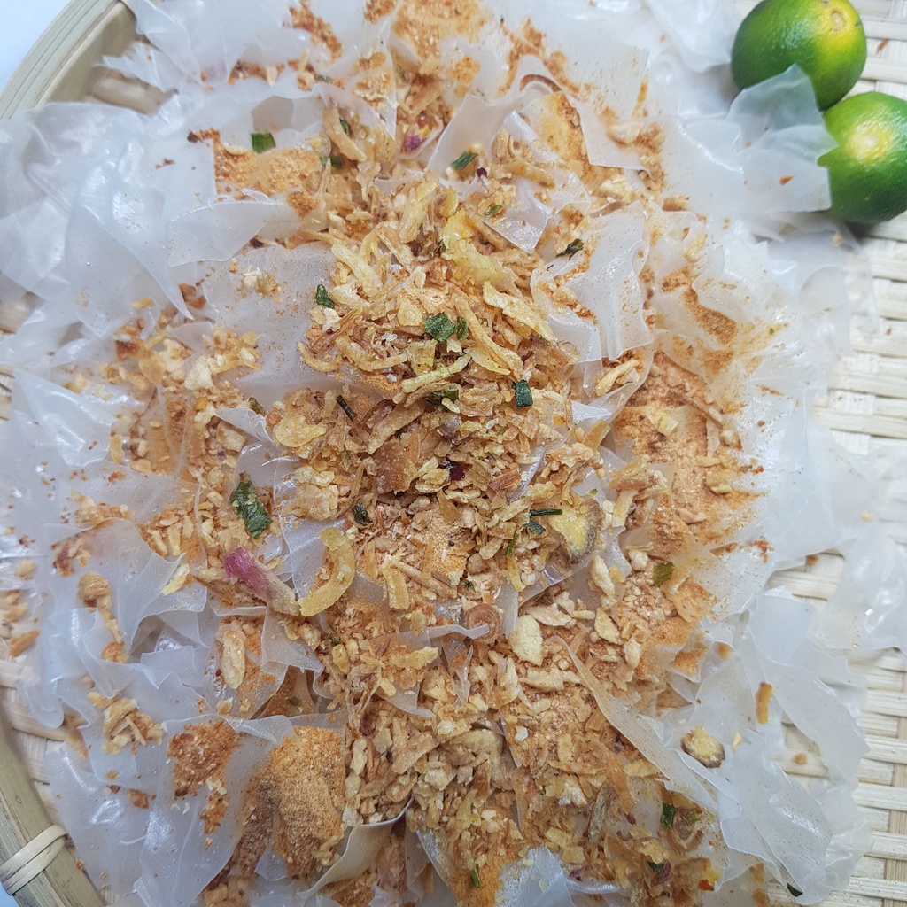 Bánh Tráng Tự Trộn Thập Cẩm Tỏi Hành Phi 6 Vị Chính Gốc