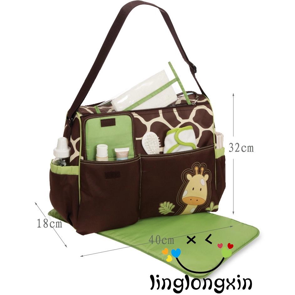 Túi đựng đồ dùng cho em bé nhiều ngăn tiện dụng