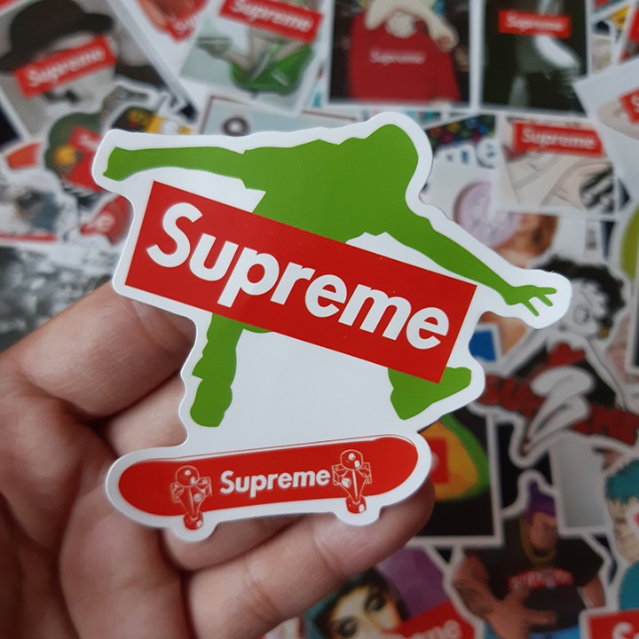 Bộ Sticker dán cao cấp chủ đề SUPREME SEXY - Dùng dán Xe, dán mũ bảo hiểm, dán Laptop...