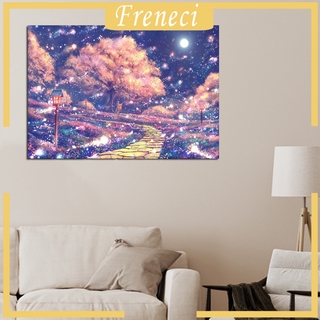 [Freneci] DIY Kit Khoan Kim Cương Giả Thêu Phong Cảnh Anime