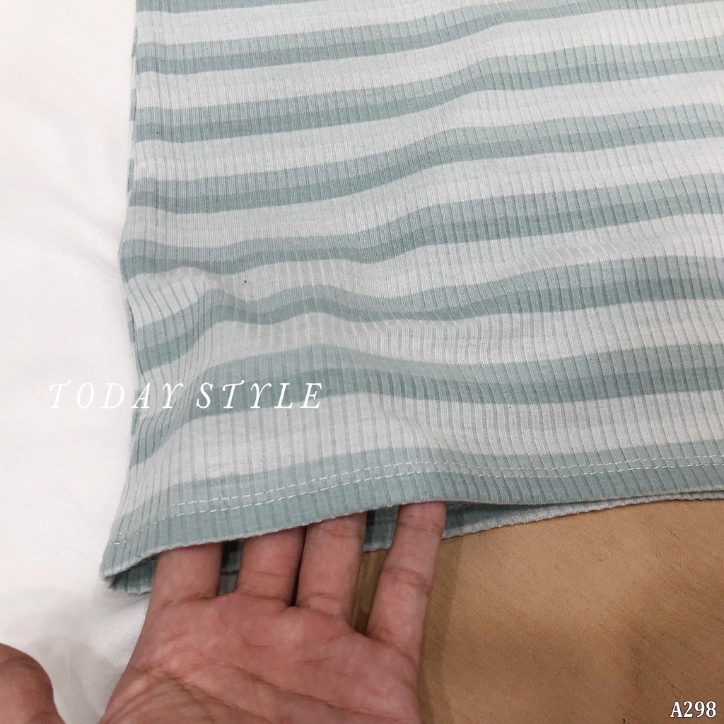 Áo cúp ngực sọc ngang Today Style A298 vải mềm mịn
