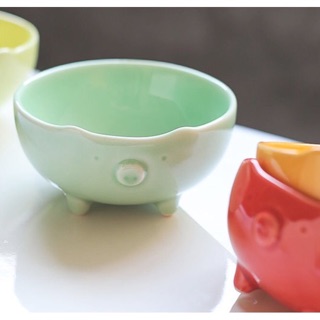 Bát sứ hình chú heo dễ thương
