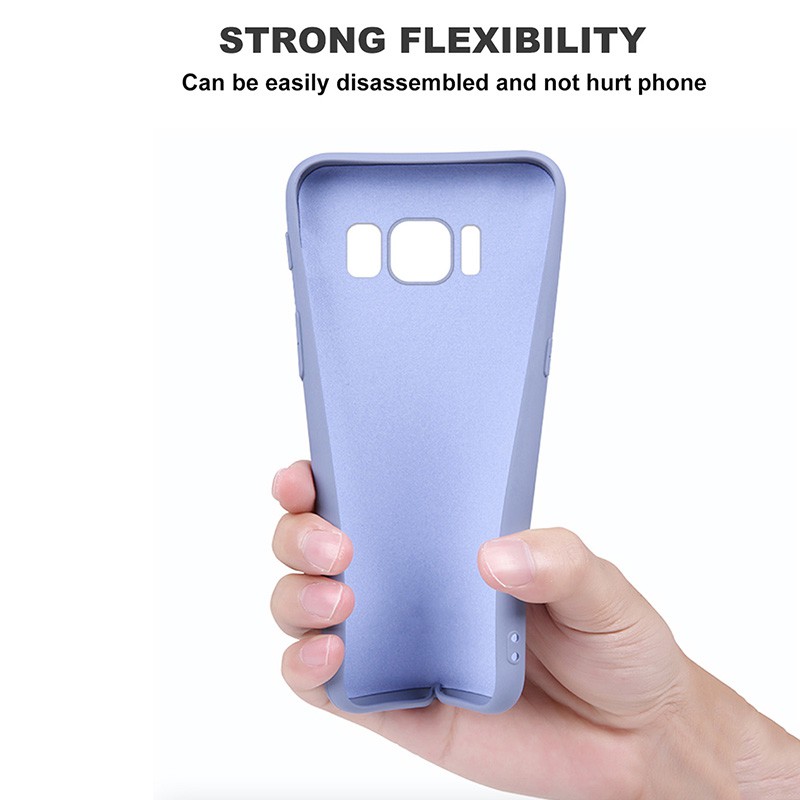 Ốp Lưng Silicone Mềm Nhiều Màu Cho Samsung Galaxy S8 S9 S10 Plus S10E