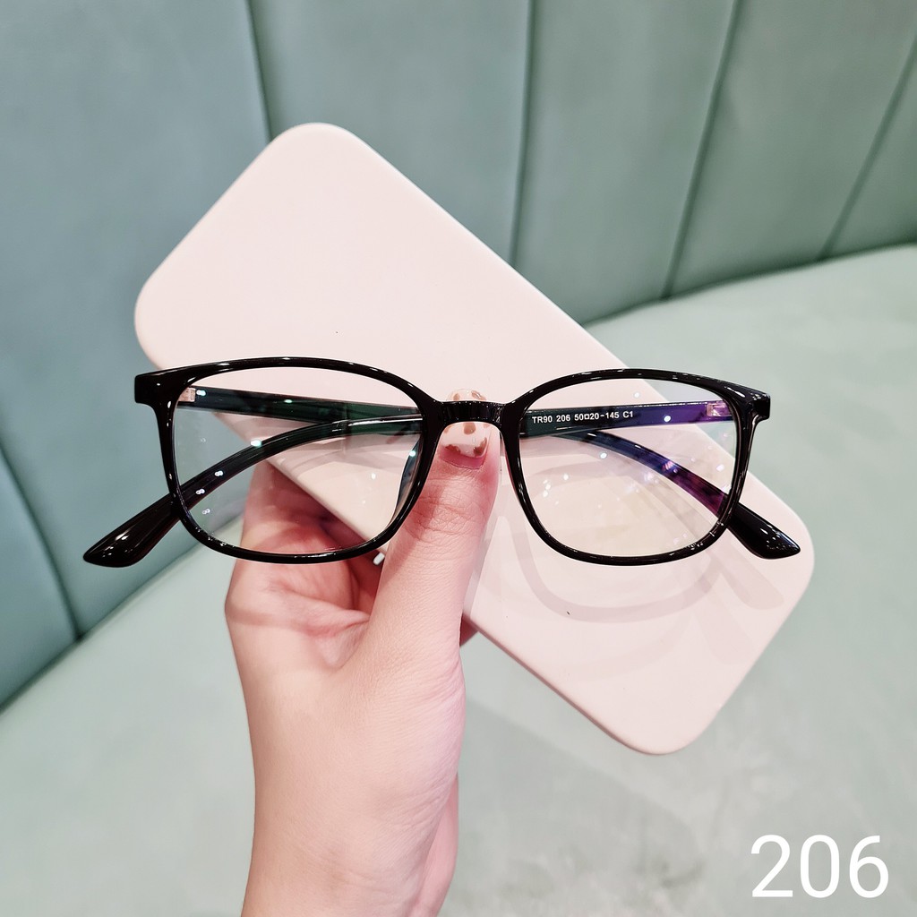 Gọng kính Lilyeyewear nhựa dẻo kiểu dáng hàn quốc thời trang nam nữ 206