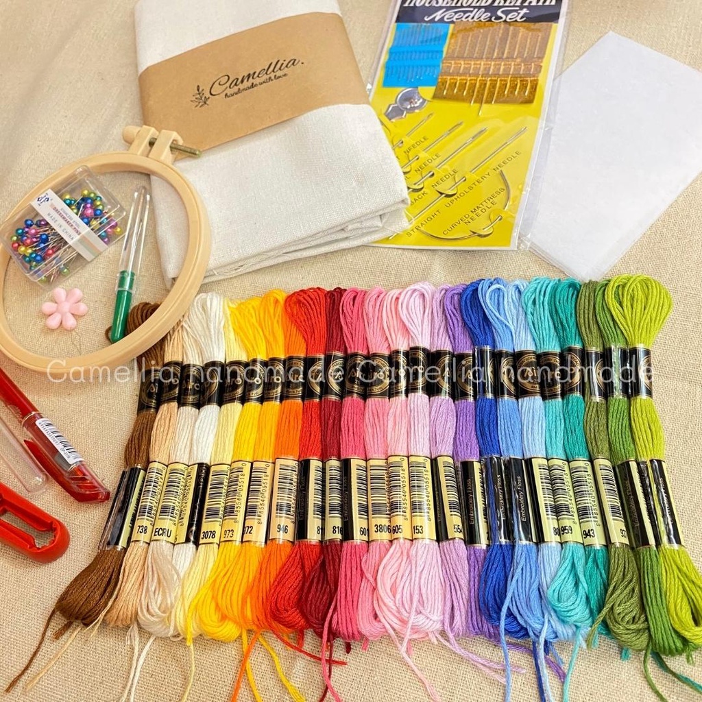 Set Tập Thêu Cho Người Mới Bắt Đầu, Combo Tập Thêu Giá Rẻ