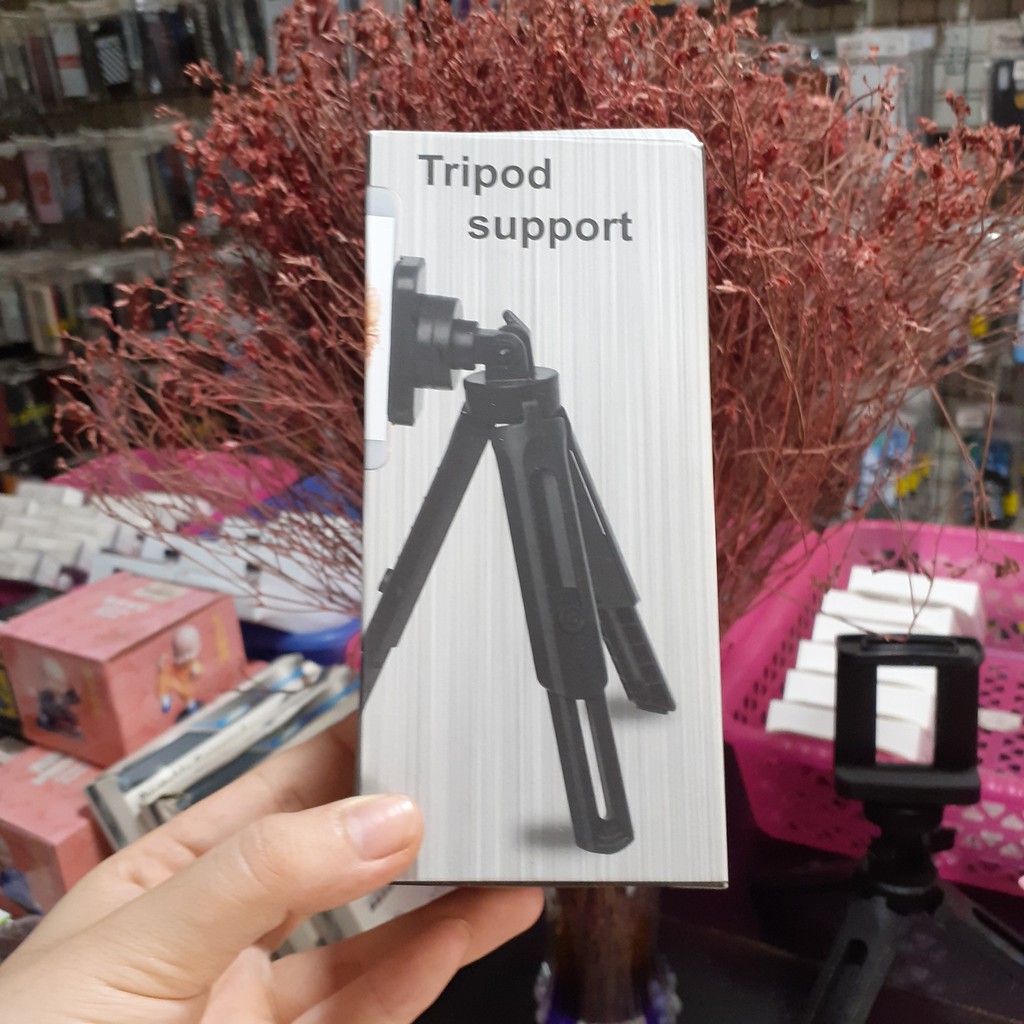 Tripod Support ⚡️𝐅𝐑𝐄𝐄 𝐒𝐇𝐈𝐏⚡️ Tripod Support Mini Cho Điện Thoại, Máy Ảnh - Thiết Kế Thông Minh