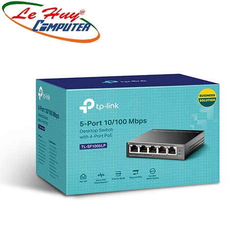 Thiết bị chia mạng TP-Link TL-SF1005LP 4 cổng POE