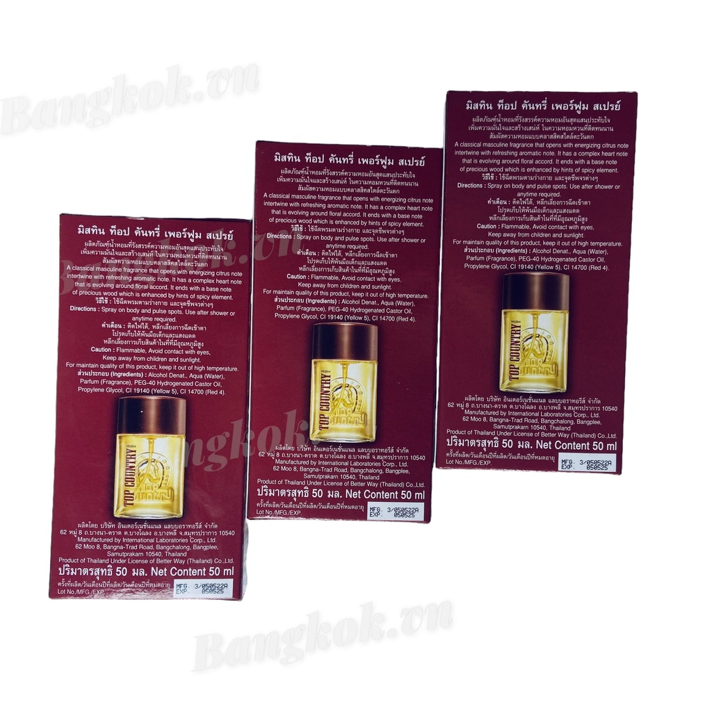 Nước Hoa Top Country Thái Lan 50ml