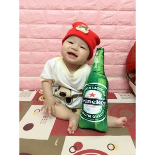Gối ôm 3d chai bia
