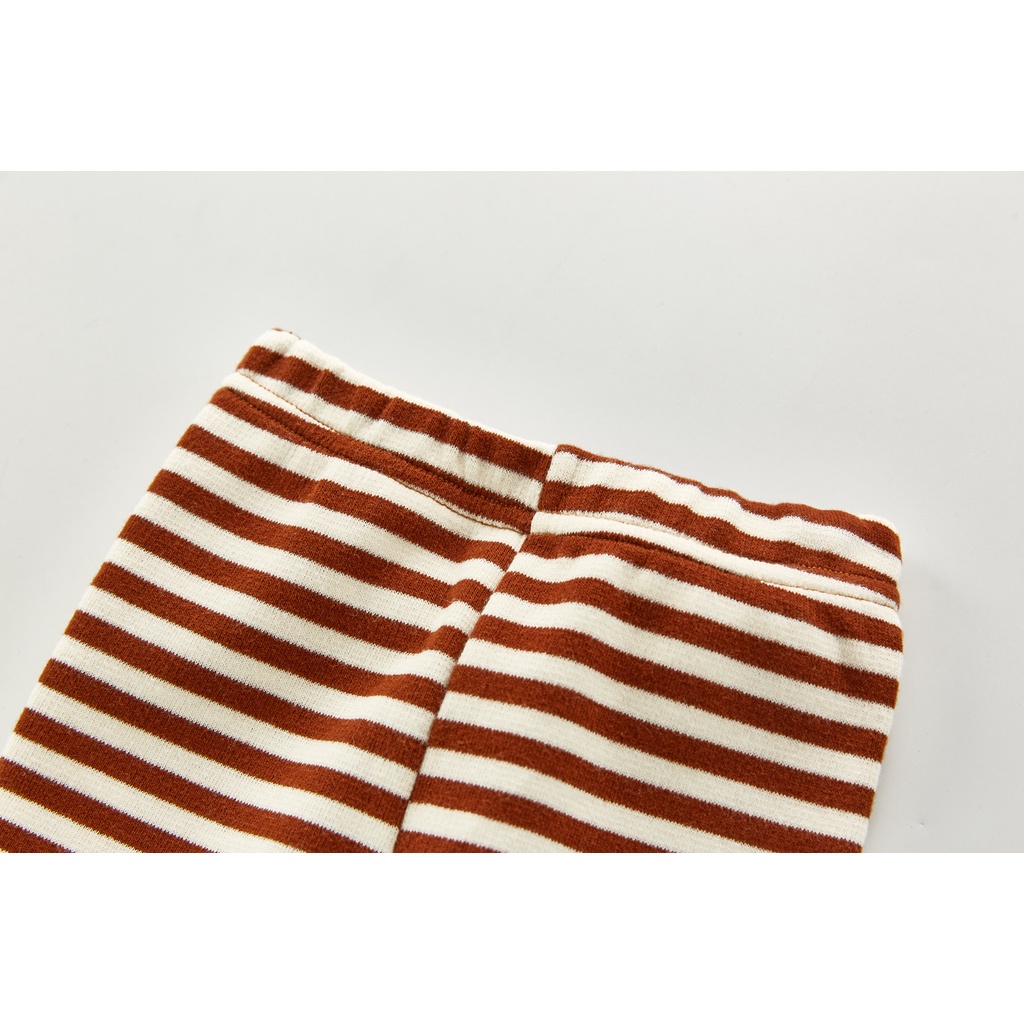 Quần Legging Họa Tiết Kẻ Sọc Xinh Xắn Thời Trang Cho Bé Gái 0249