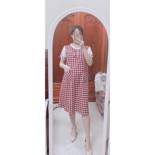 Đầm Bầu (Váy Bầu ) dáng Suông công sở