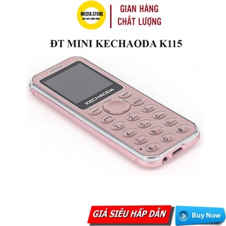 Điện thoại mini Kechaoda K115 kiêm tai nghe bluetooth nhỏ gọn 3 sóng siêu mỏng BH 12 tháng