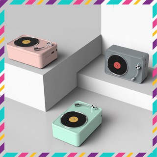 Loa bluetooth đĩa disc cổ xưa giả lập-  mini teen thời trang - model c01 . vtmh9