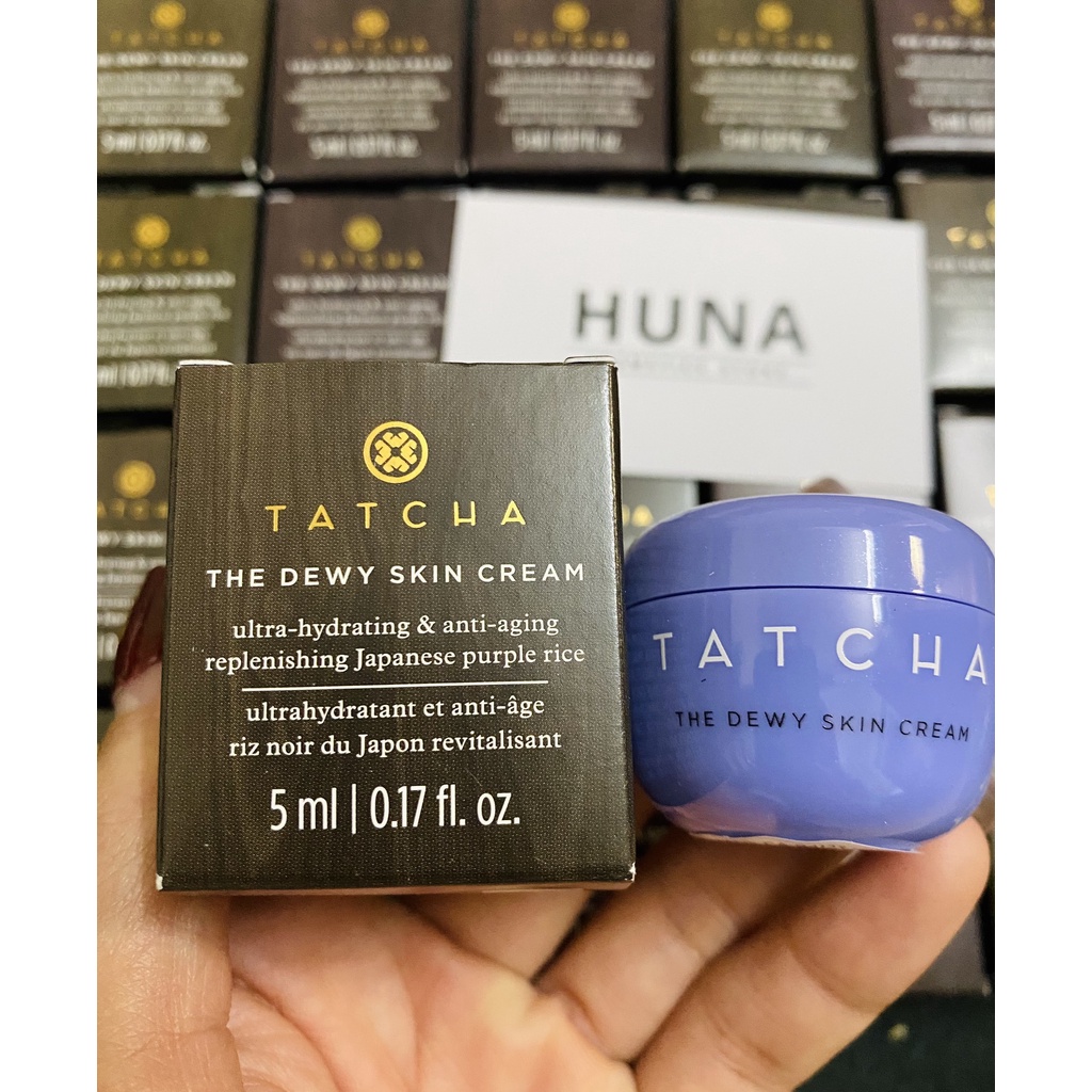 [ Minisize 5ml] Kem dưỡng ẩm chống lão hoá Tatcha The Dewy Skin Cream