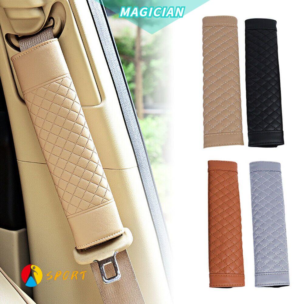 Set 2 Đệm Bọc Dây An Toàn Mềm Mại Thoải Mái Nhiều Màu Cho Xe Hơi