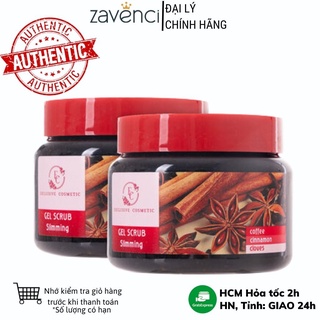 Tẩy tế bào chết body Exclusive Cosmetics quế hồi và cafe cho nam, nữ 380ml - ZAVENCI Official