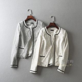 Áo khoác tweed dáng ngắn xuất Nhật