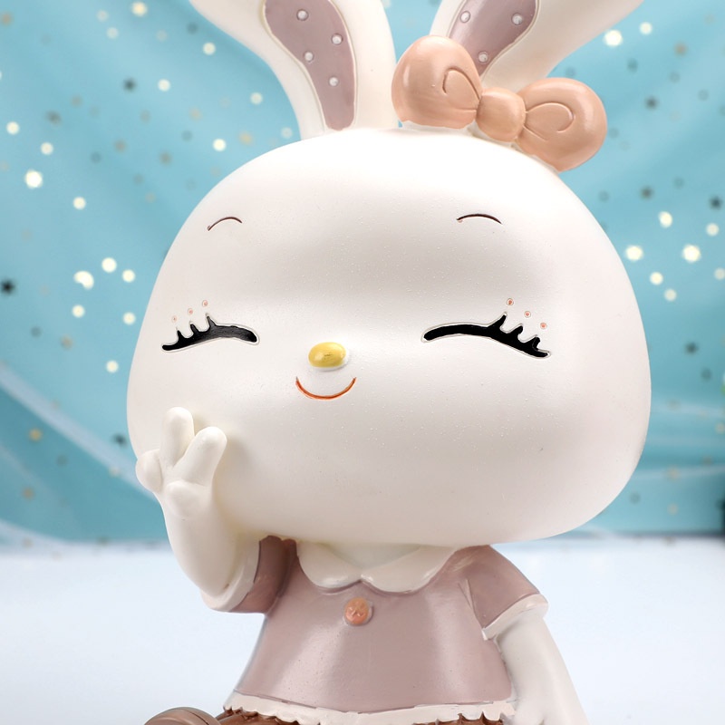 Ống Heo Tiết Kiệm Hình Thỏ Bunny Dễ Thương Quà Tặng Bạn Bè Sinh Nhật Thôi Nôi Bé Gái siêu con heo đất tiết kiệm tiền phim hoạt hình dễ thương sáng tạo dễ thương