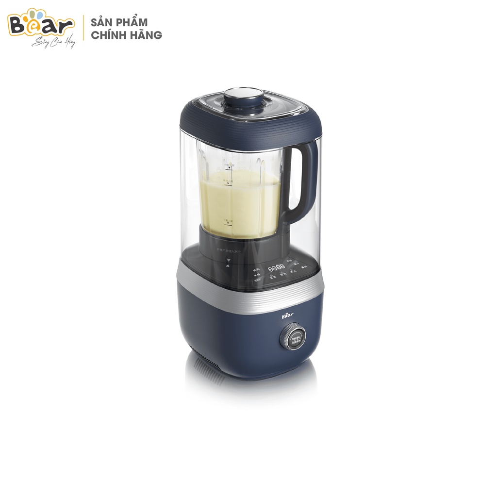 Máy Nấu Sữa Hạt Bear Đa Năng 1,5L Chống Ồn Cao Cấp, Xay Nấu Sữa Hạt, Xay Sinh Tố Tiện Lợi PBJ-B06S2