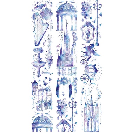 Washi tape cổ tích xanh