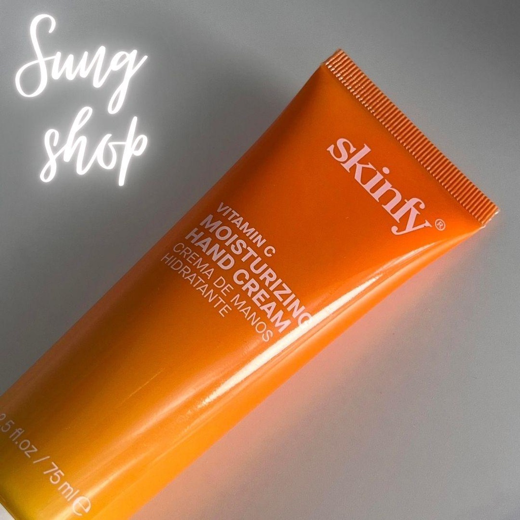 Kem dưỡng da tay Skinfy Vitamin C làm mềm ẩm mịn làm sáng và bảo vệ da tay