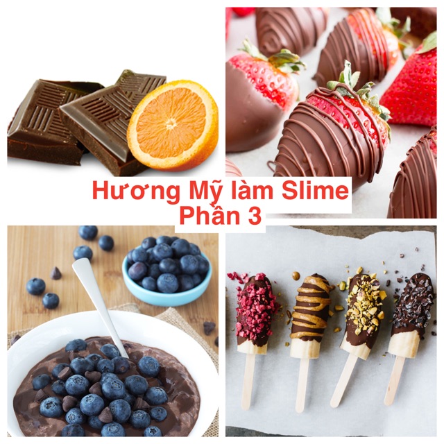 Hương Liệu Mỹ Làm Slime 100ml ( phần 3) - hương liệu mỹ - hương thơm làm bánh