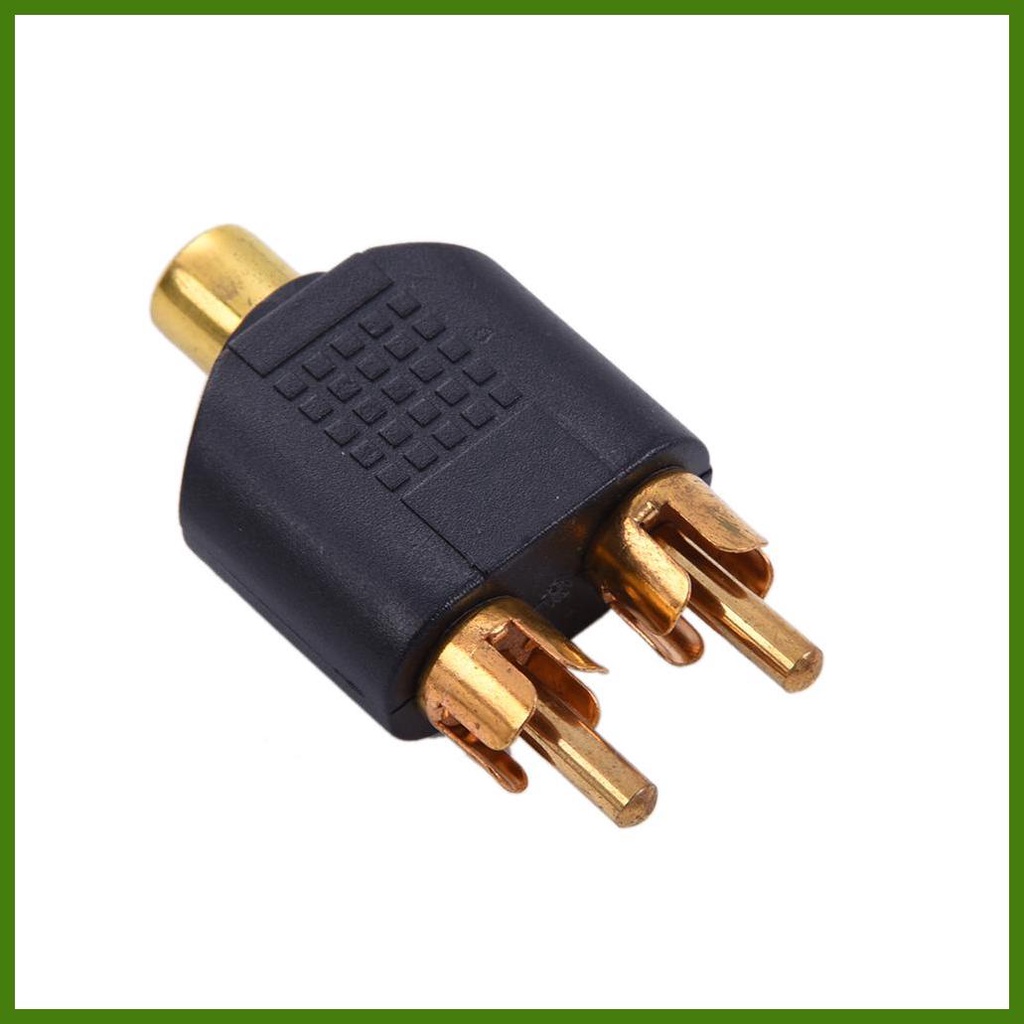 Đầu Chuyển Đổi Từ 1RCA Cái Sang 2 Cổng RCA Chữ Y