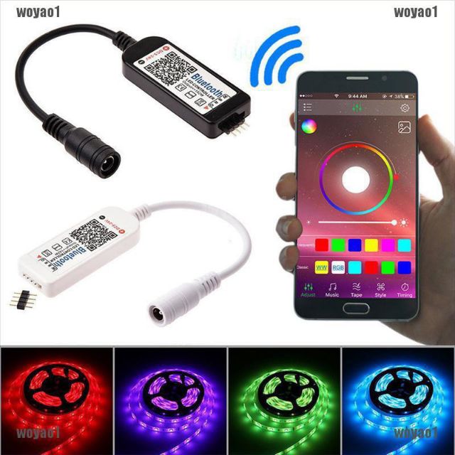 Bộ đầu khiển đèn led 5050 3528 RGB/RGBW điều khiển bằng sóng wifi/ bluetooth