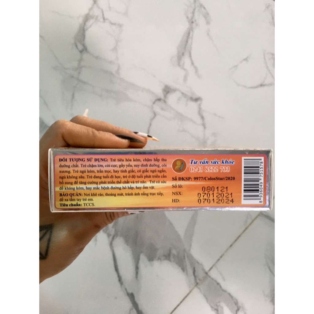 Thực phẩm bảo vệ sức khỏe Yến Sào Ăn Ngủ Ngon Gold GP, Yến Mummum (Hộp 10 ống x 10ml)