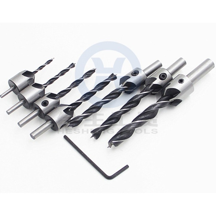 Bộ 7 mũi khoan kèm roa đầu vít