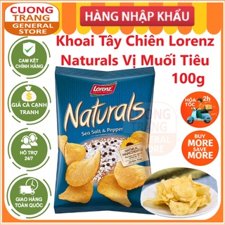Khoai Tây Chiên Lorenz Naturals Vị Muối Tiêu 100g