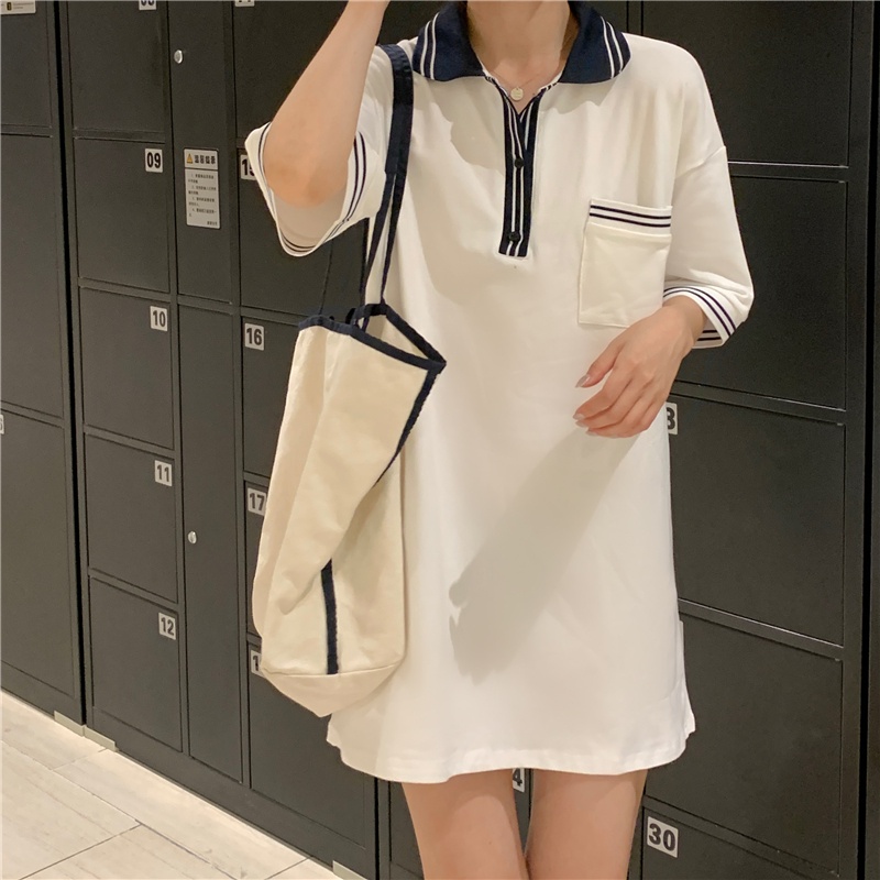 SUXI Áo Thun Thể Thao Tay Ngắn Dáng Rộng Cổ Chữ V Thiết Kế Đơn Giản Dễ Phối Đồ Thời Trang Mùa Hè Cho Nữ