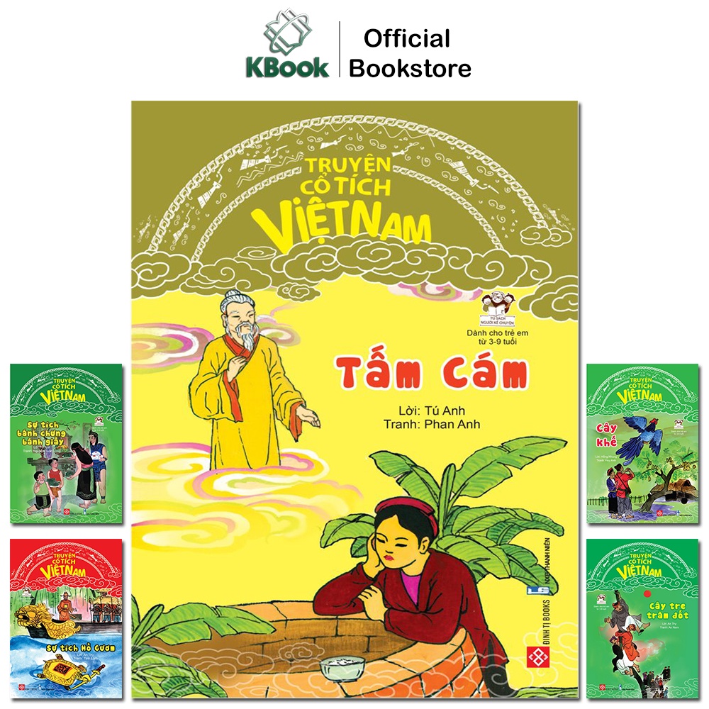 Sách - Truyện cổ tích Việt Nam - Đinh Tị (20 tập, lẻ cuốn tùy chọn)