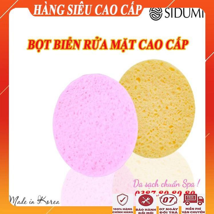 [FreeShip - HÀNG AUTH] Miếng bọt biển rửa mặt lỗ sidumi/Bông mút rửa mặt tạo bọt, tẩy tế bào chết và massage