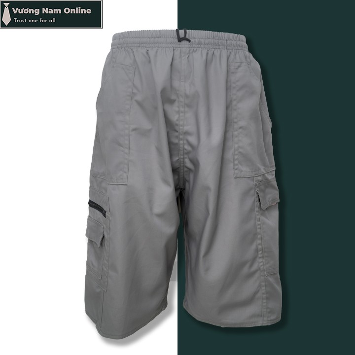 QUẦN SHORT NAM MẶC NHÀ TÚI HỘP VẢI KHAKIS THOÁNG MÁT ỐNG RỘNG CÓ SIZE LỚN từ 50kg - 75kg | BigBuy360 - bigbuy360.vn