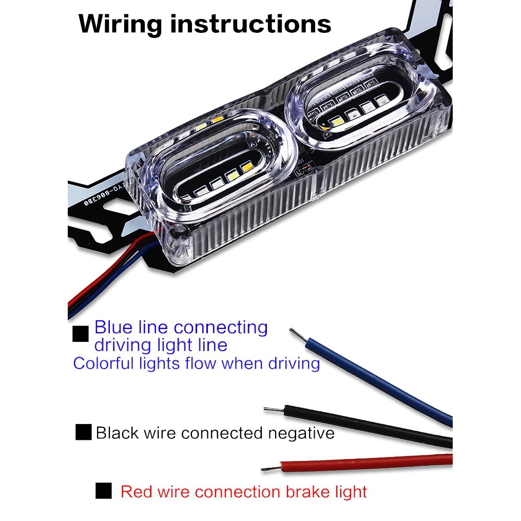 Đèn Led Chiếu Sáng Nhiều Màu Cho Xe Máy