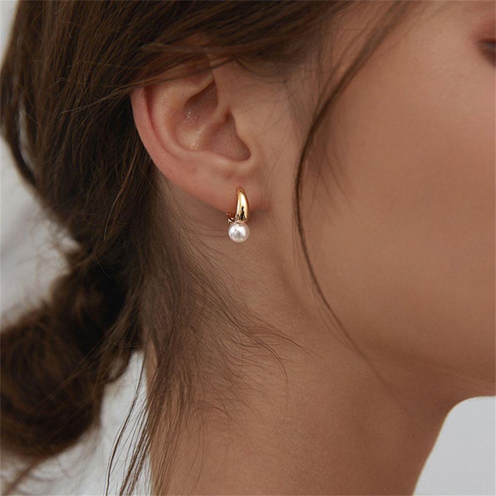 ROSE Bông Tai Dạng Vòng Thời Trang Dành Cho Nữ