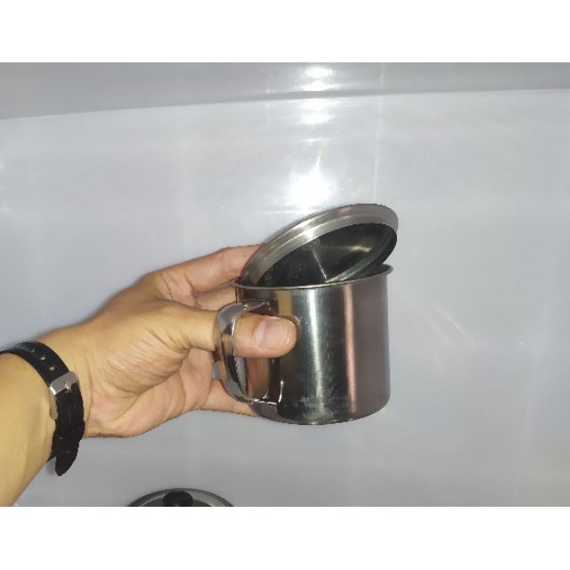Ca-cốc inox quai có nắp 4 size 7-8-9-10-12cm