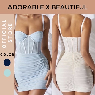 Đầm body hai dây sexy tôn dáng cho các nàng phong cách quyến rũ