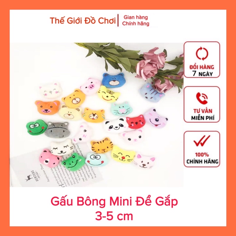 Thú bông mini cho máy gắp thú mini giá rẻ 4-7cm TPHCM