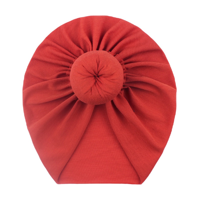 Mũ Trùm Đầu Mùa Đông Chất Liệu cotton Mềm Mại Màu Trơn Dễ Thương Cho Bé Sơ Sinh