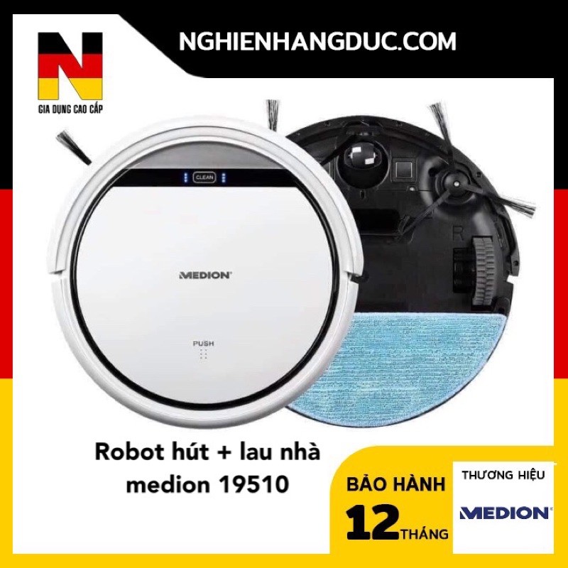 Robot hút bụi lau nhà Medion md19510 Đức