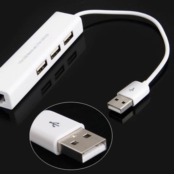 Bộ Chuyển Đổi Usb Sang Rj45 Ethernet Lan + 3 Cổng Usb