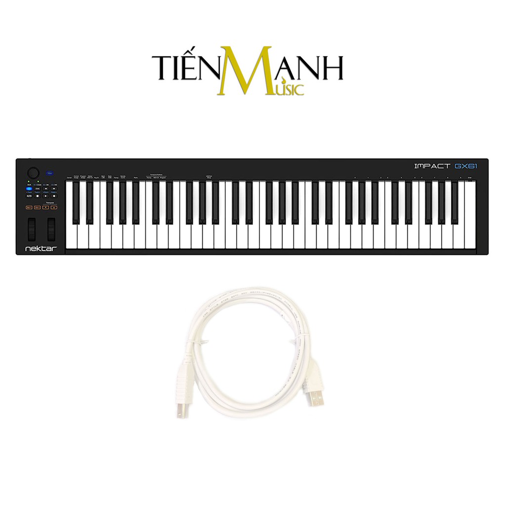 Nektar impact gx61 midi keyboard controller 61 phím cảm ứng lực bàn phím - ảnh sản phẩm 2