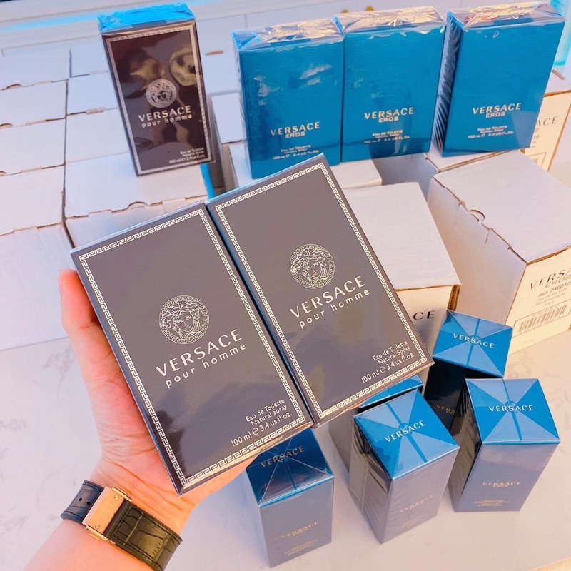 [100% Auth- CHÍNH HÃNG] Nước Hoa Nam VERSACE pure homme 100ml