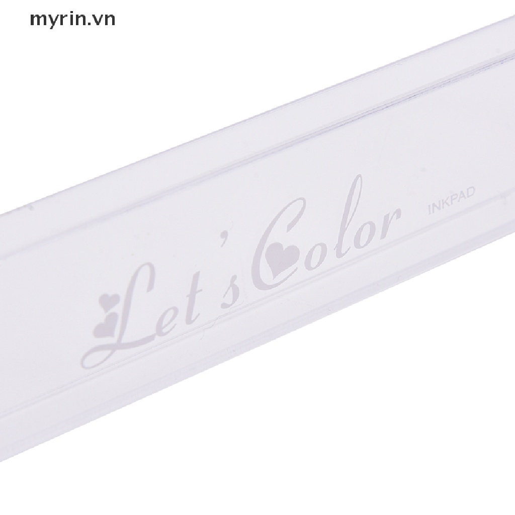 Đệm Mực Con Dấu Bằng Cao Su Không Độc Hại 6 Màu Tùy Chọn DIY