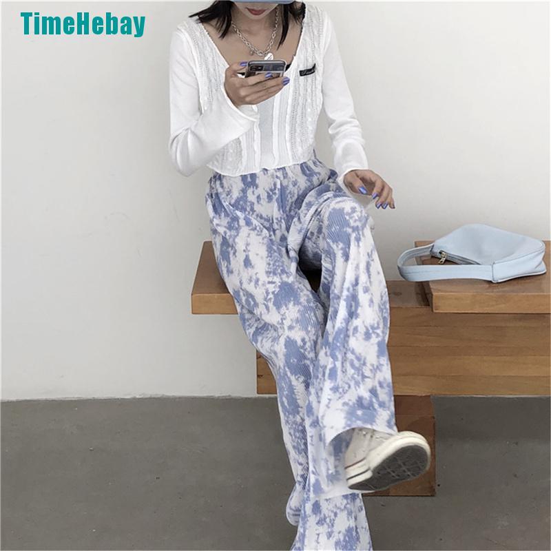 Quần Dài Ống Rộng Phong Cách Boho Thời Trang Cho Nữ | BigBuy360 - bigbuy360.vn