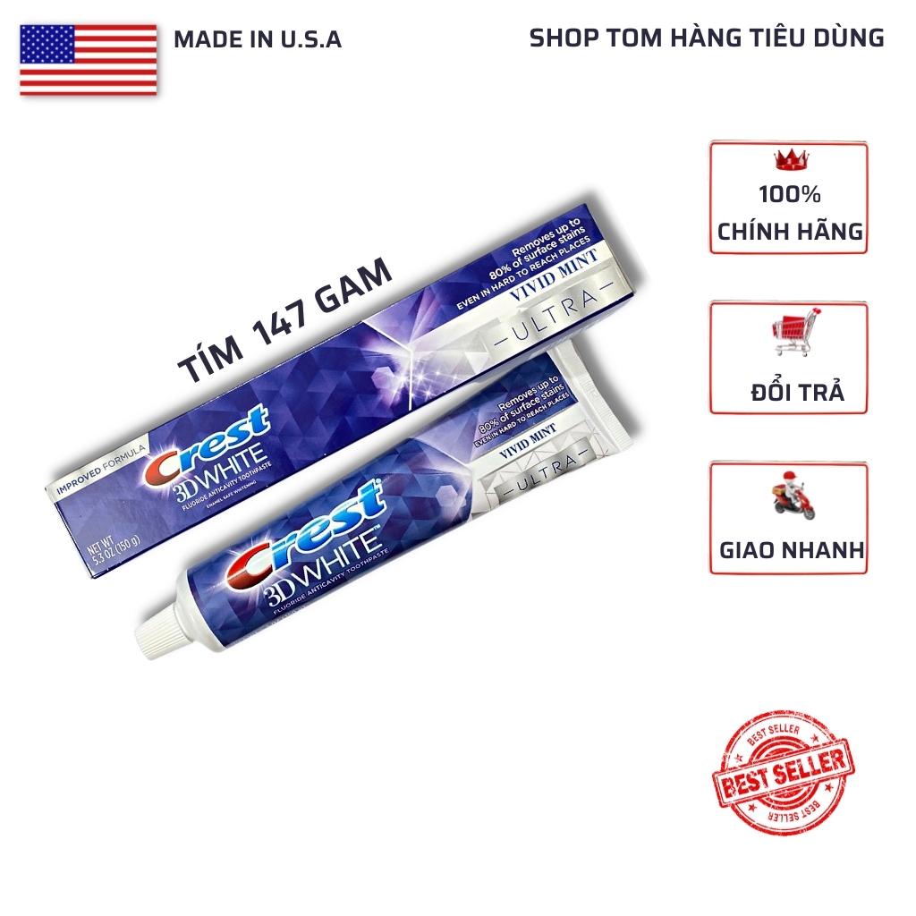 Kem đánh răng Crest 3D White Advanced Triple Whitening 147g