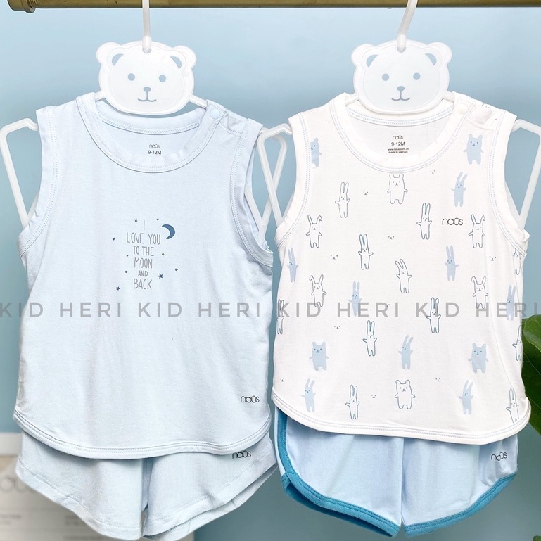 Bộ ba lỗ Nous cho bé gái từ 6 tháng đến 3 tuổi